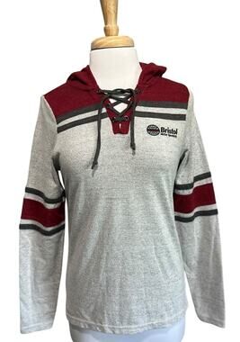 Antigua BRISTOL MOTOR SPEEDWAY Super Soft Hoodie Shirt Women's M Racing